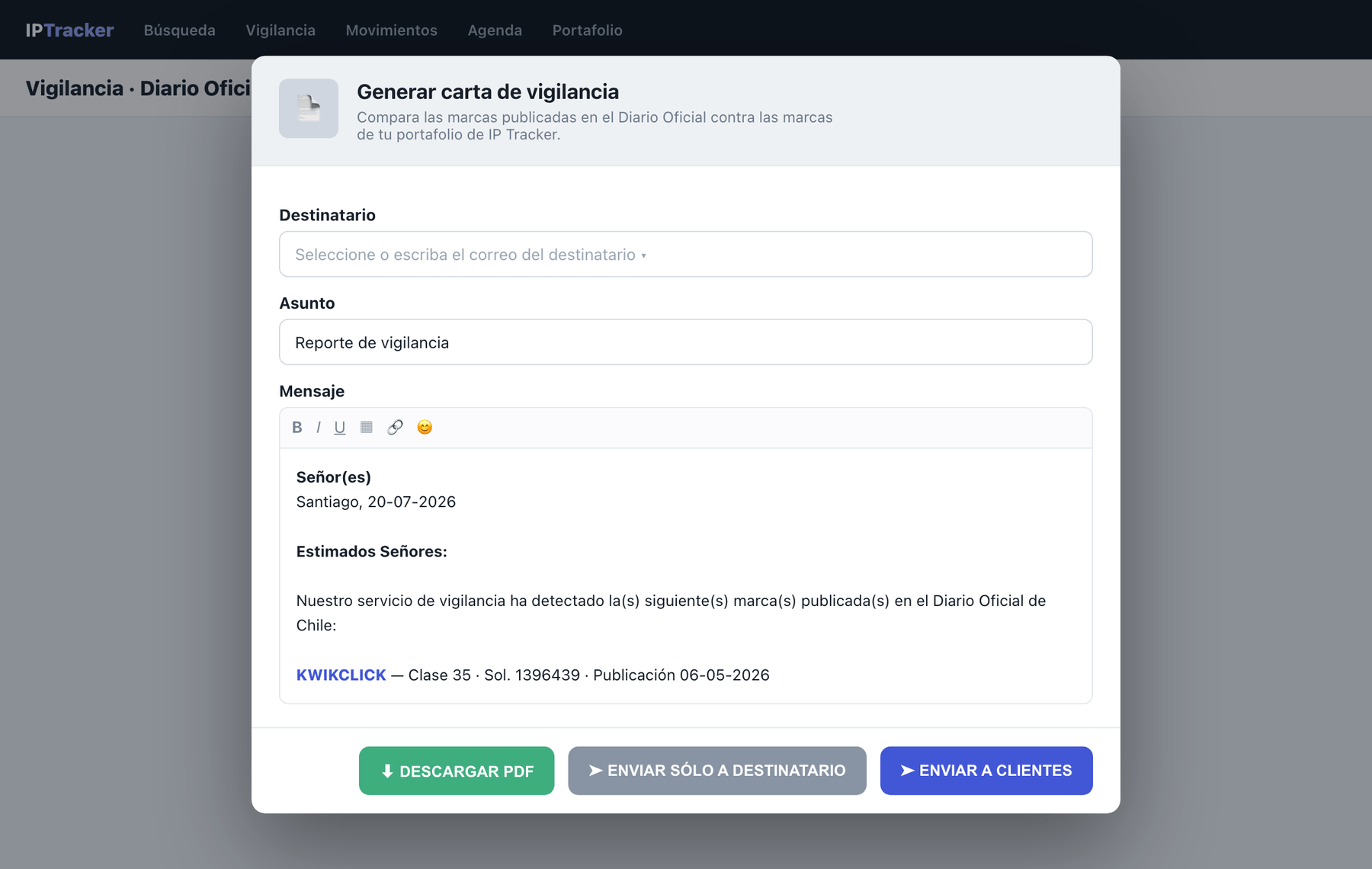 Vigilancia Automática
